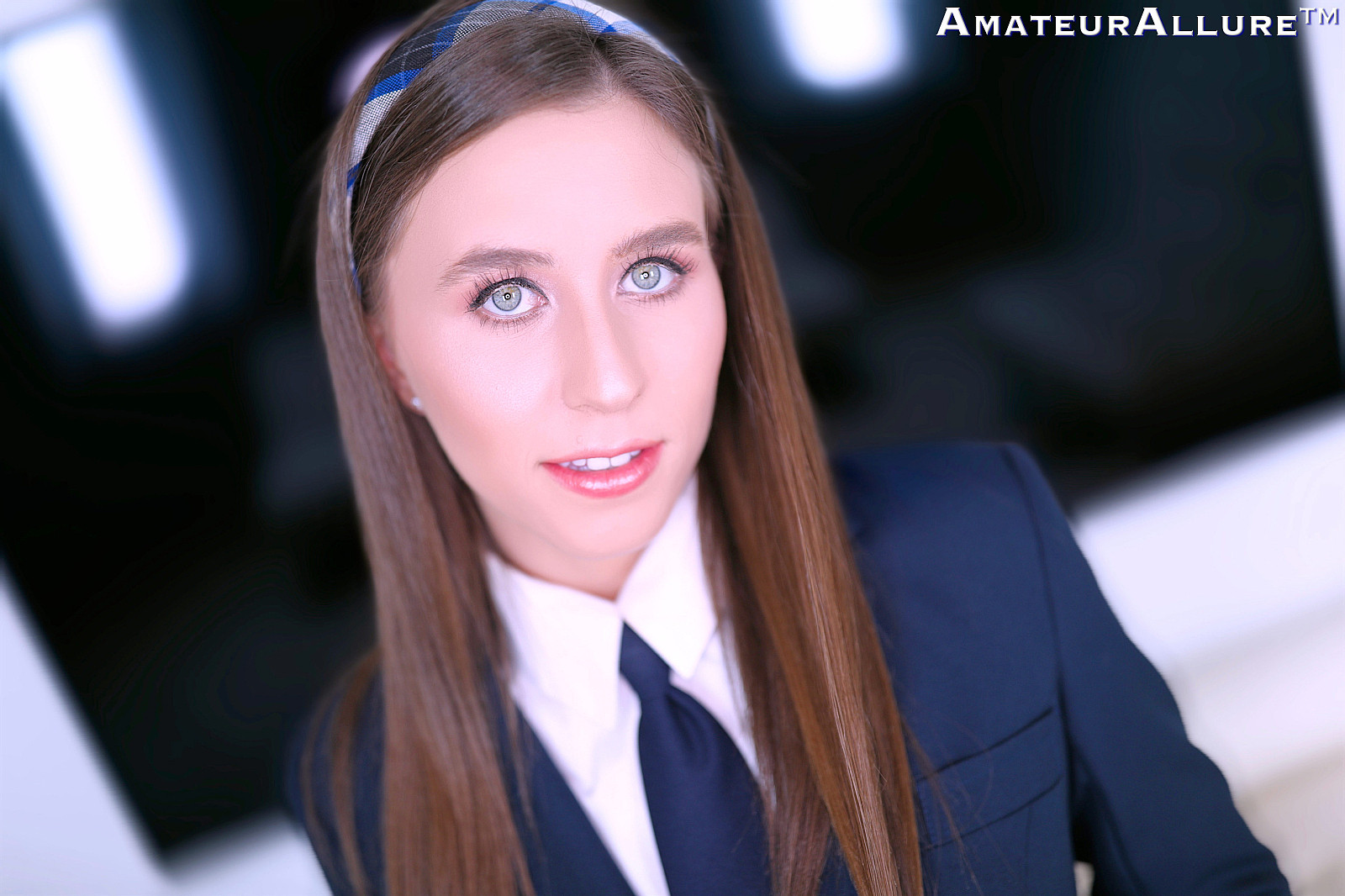 NEW VIDEO! Pretty Kourtney Rae is the new recruit at the Swallow Academy! Amateur Allure pic photo photo